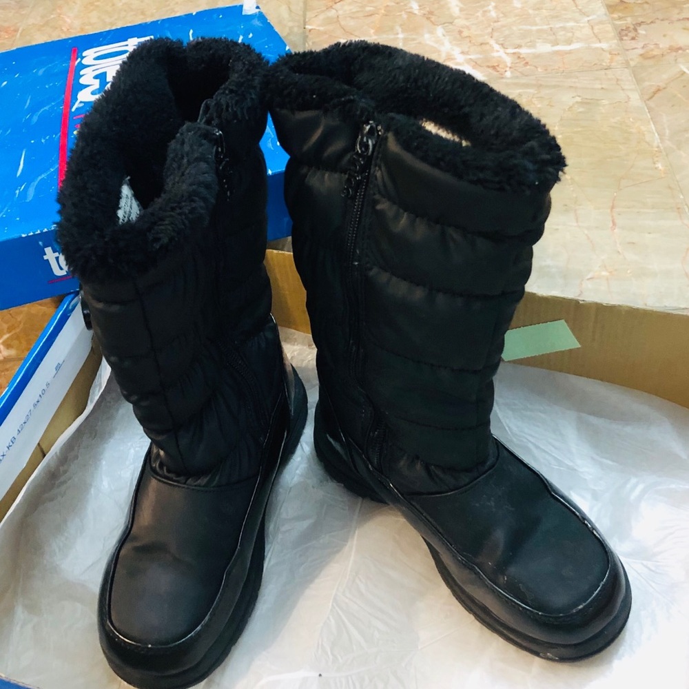 Winter boots girl size 1 waterproof Totes Dana